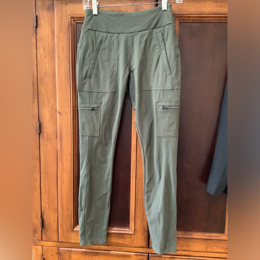 Athleta: Olive Green Stretch Pants